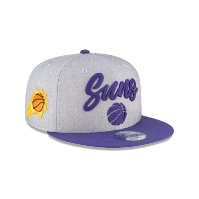Phoenix Suns Gorra | New Era Official NBA Draft 9fifty Snapback Cap Mexico - Grises